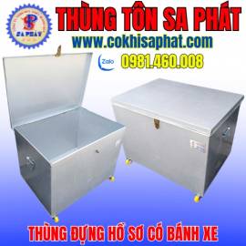 THÙNG ĐỰNG HỒ SƠ CÓ BÁNH XE
