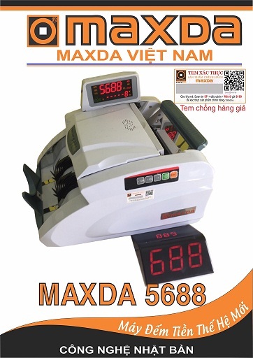 MÁY ĐẾM TIỀN MAXDA 5688